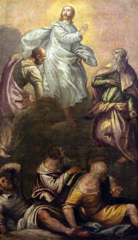 School of Tintoretto The Transfiguration, 22 x 14in.